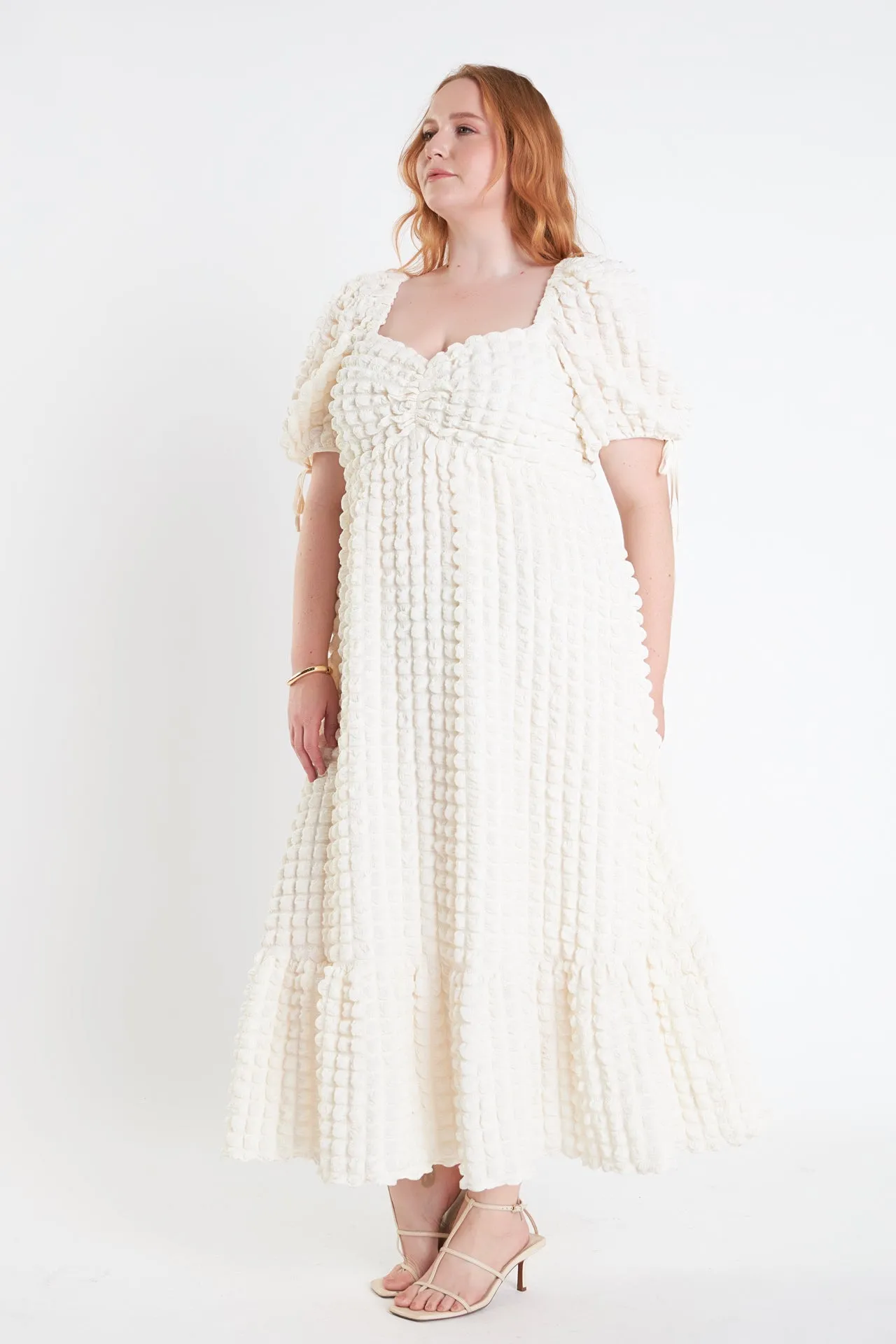 Textured Maxi Dress