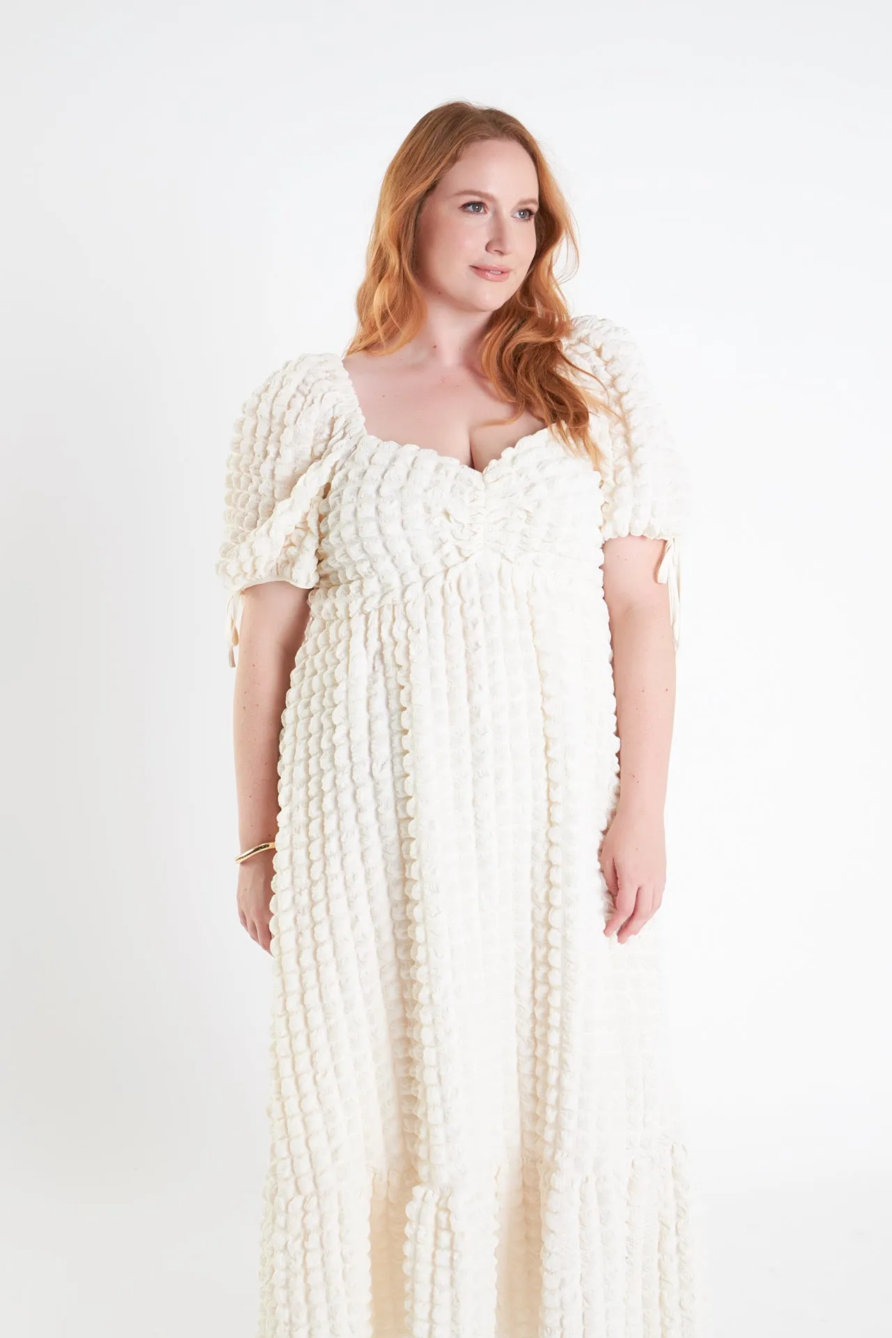 Textured Maxi Dress