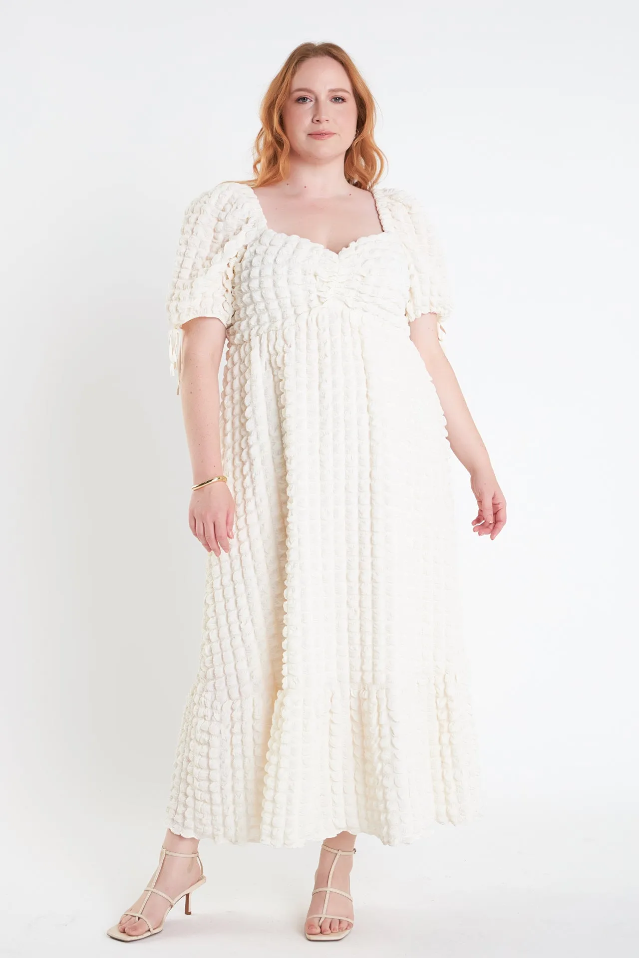 Textured Maxi Dress