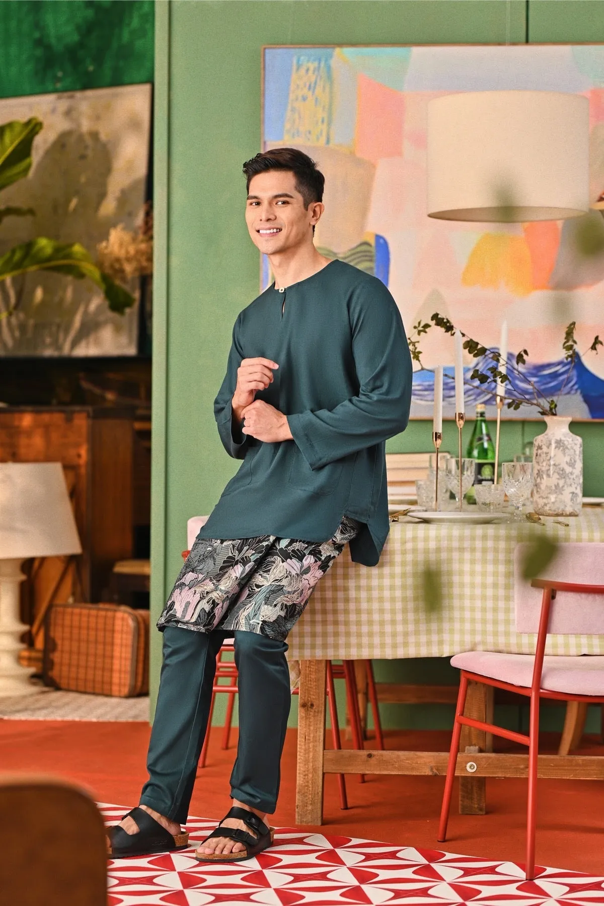 The Perfect Men Slim Fit Pants - Emerald Green