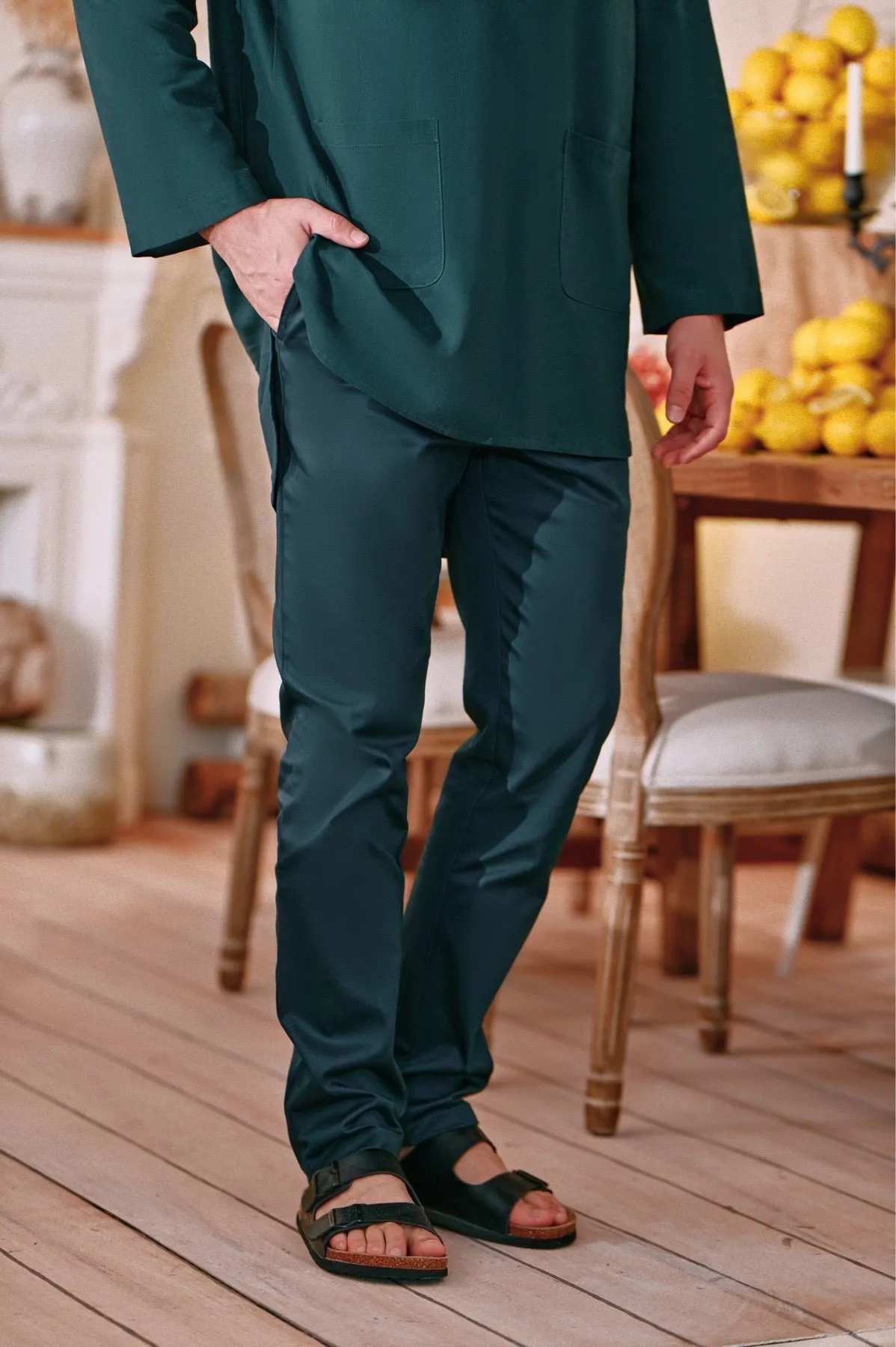The Perfect Men Slim Fit Pants - Emerald Green