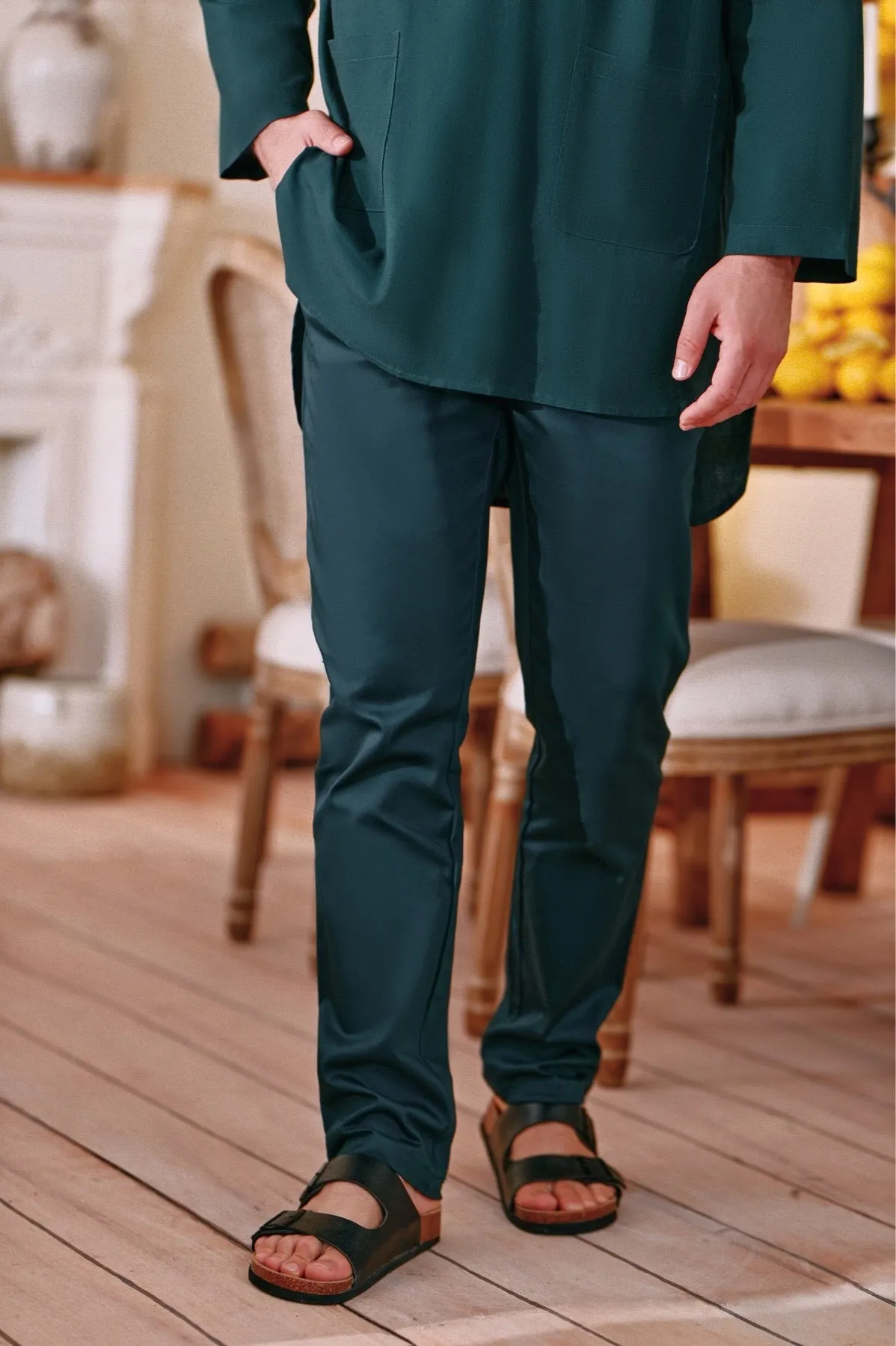 The Perfect Men Slim Fit Pants - Emerald Green