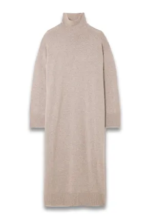 Tsalgar Organic Cashmere Turtleneck Maxi Dress