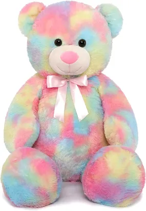Vaishno Teddy Bear Soft Toy for Girls Kids Birthday Gift Baby Shower Wife Girlfriend Husband Babies Childrens 3 Feet Multi Rainbow Valentine Day