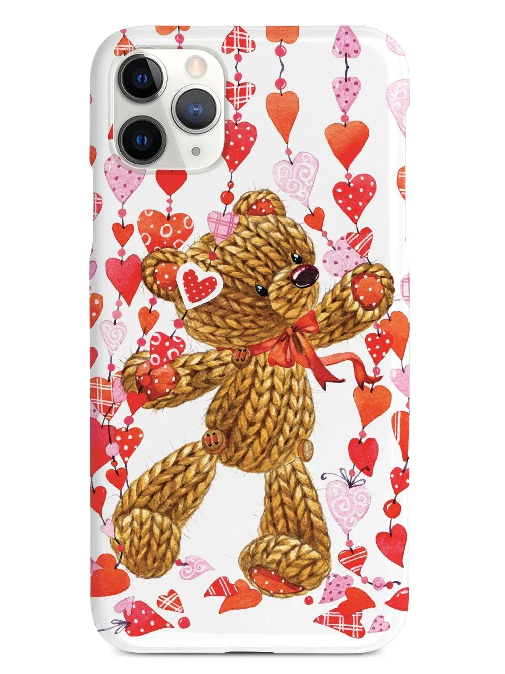 Valentine Teddy Bear Hearts Case