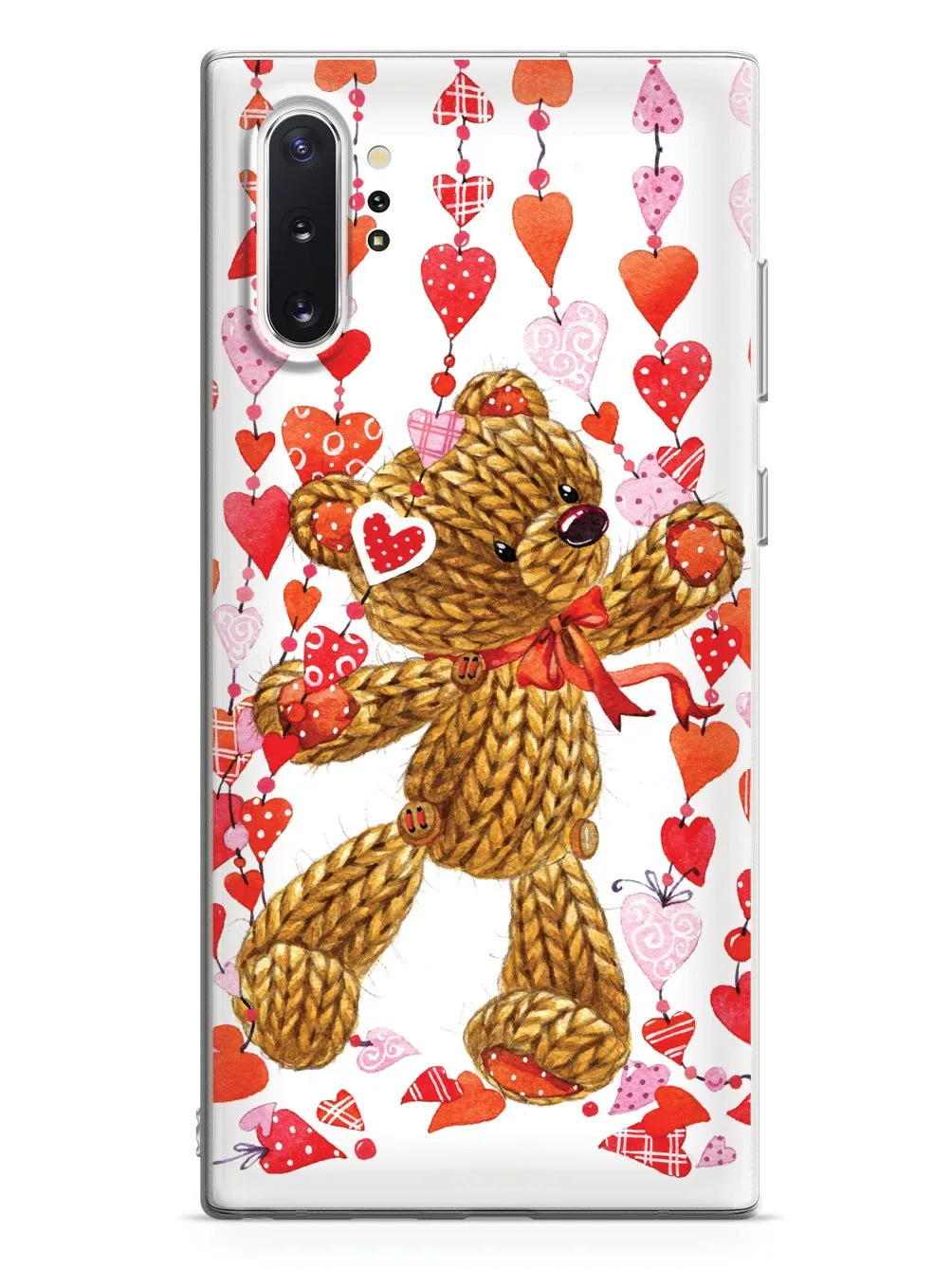 Valentine Teddy Bear Hearts Case