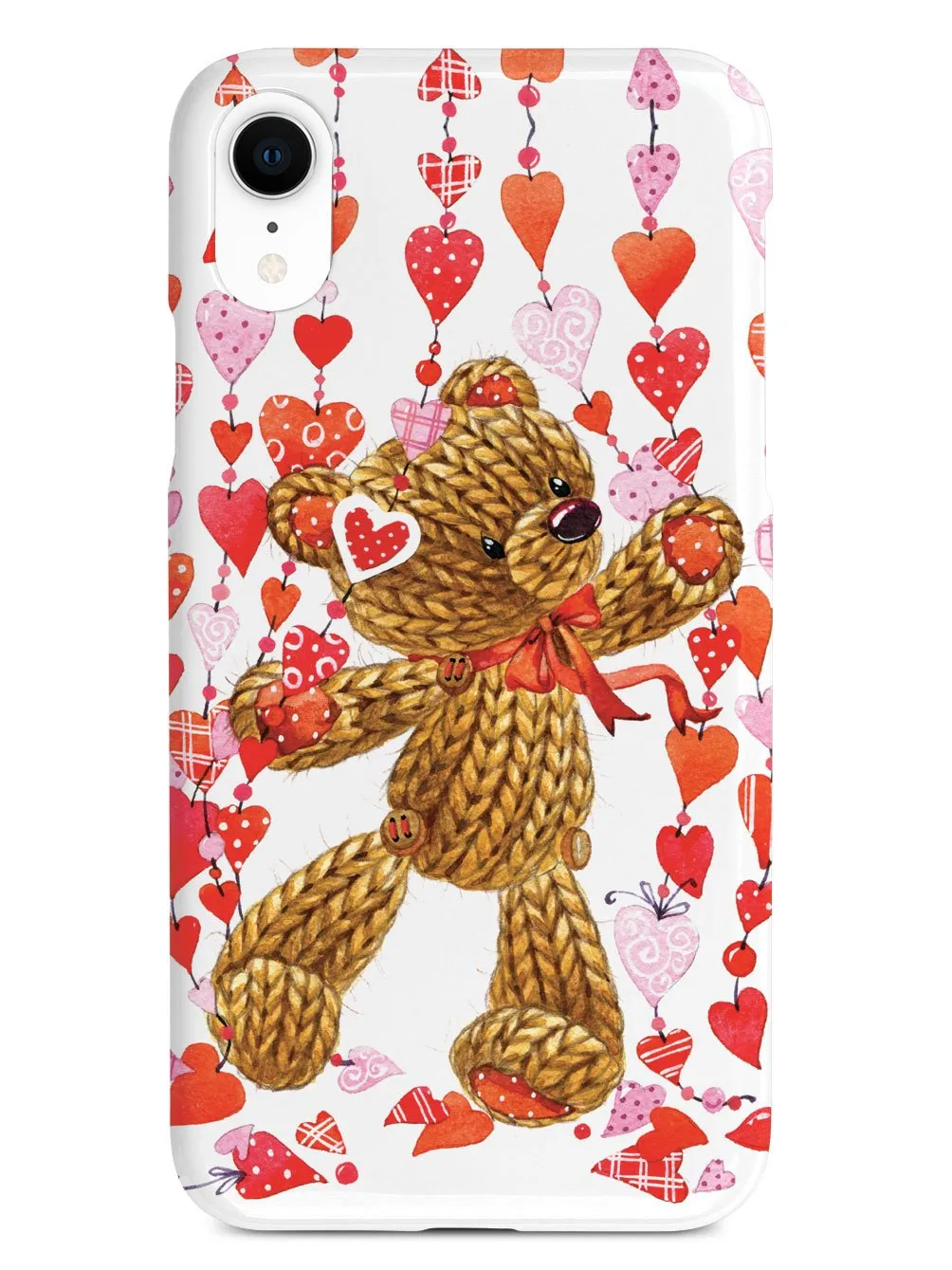 Valentine Teddy Bear Hearts Case