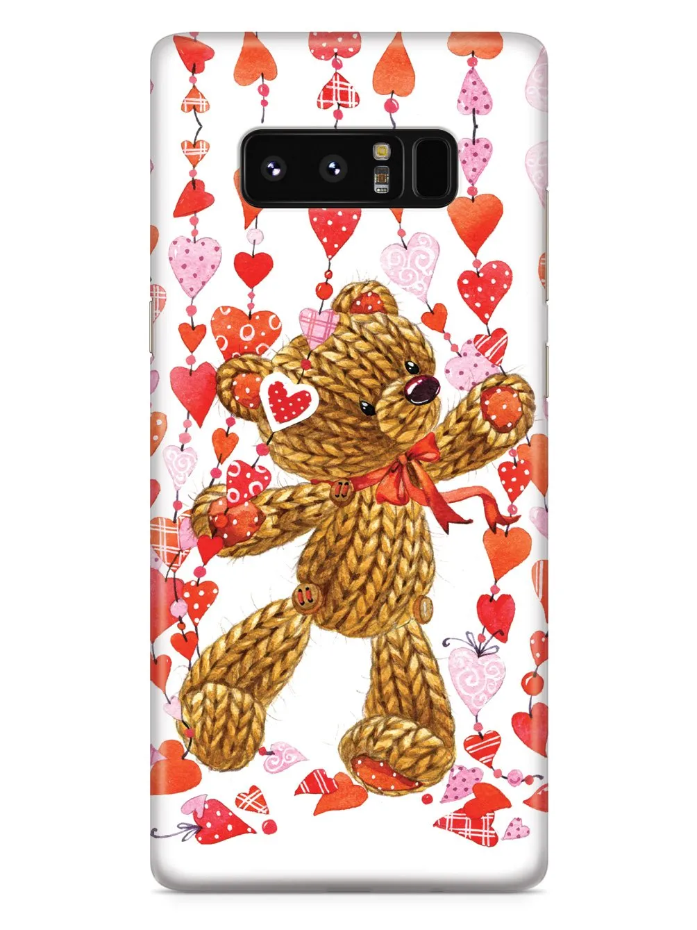 Valentine Teddy Bear Hearts Case