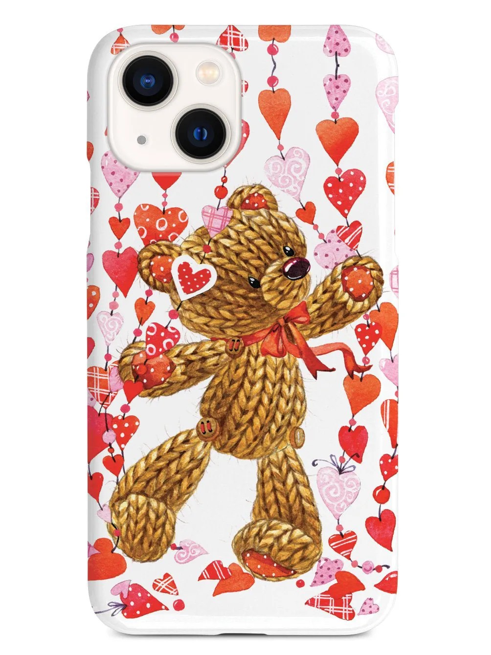 Valentine Teddy Bear Hearts Case