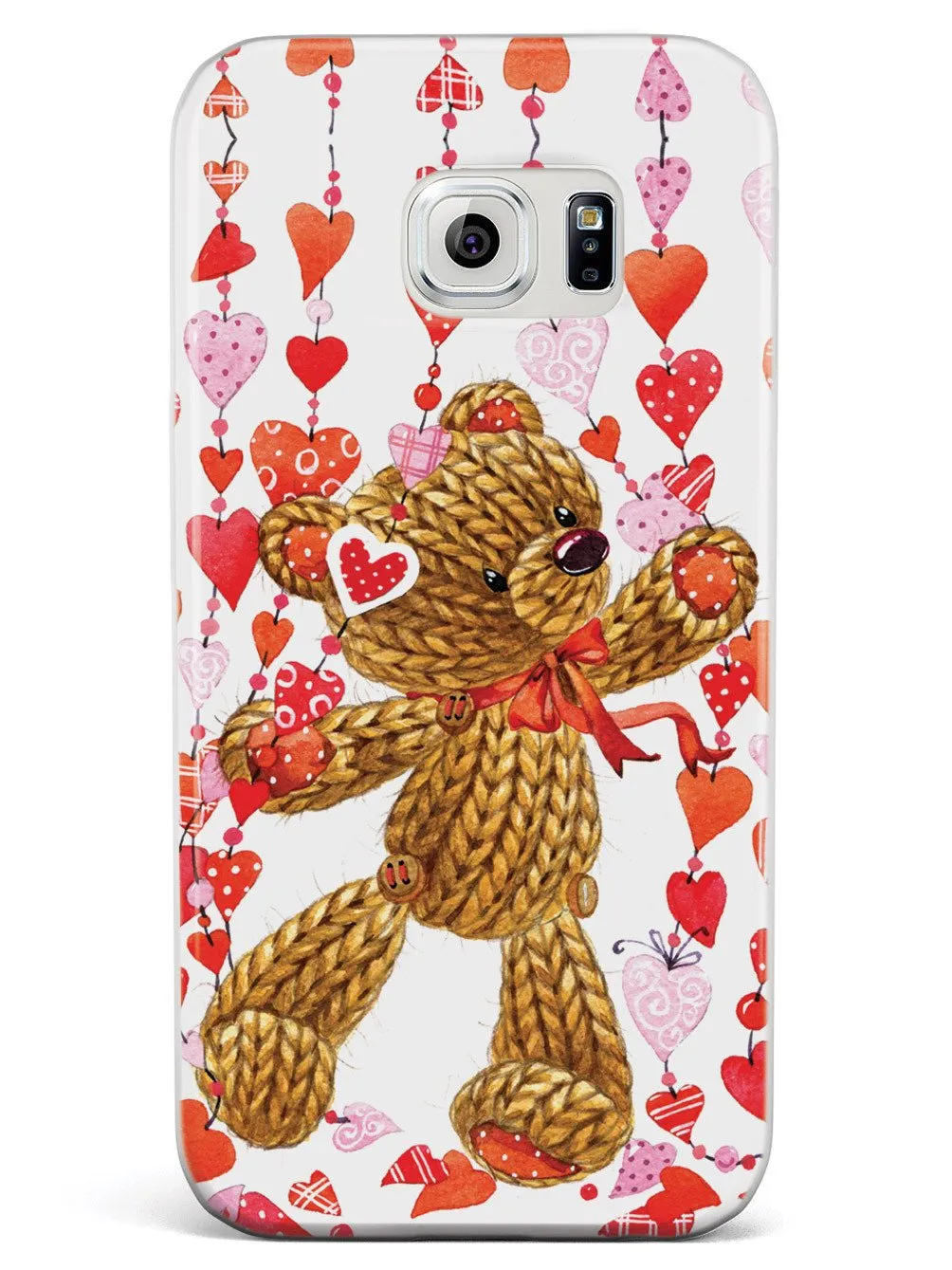 Valentine Teddy Bear Hearts Case