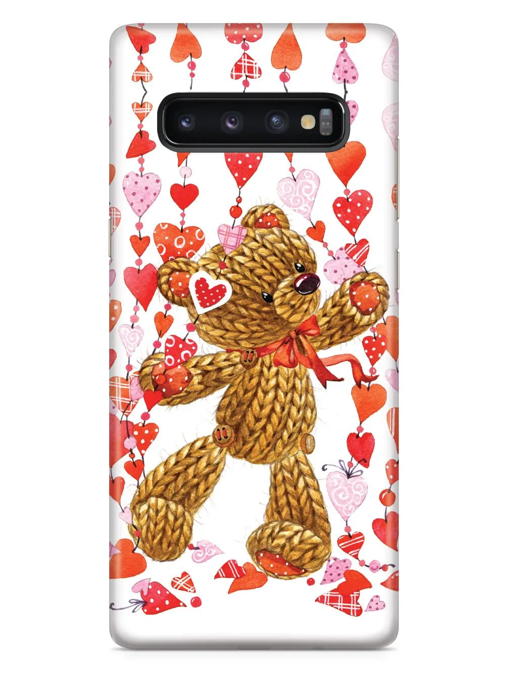 Valentine Teddy Bear Hearts Case