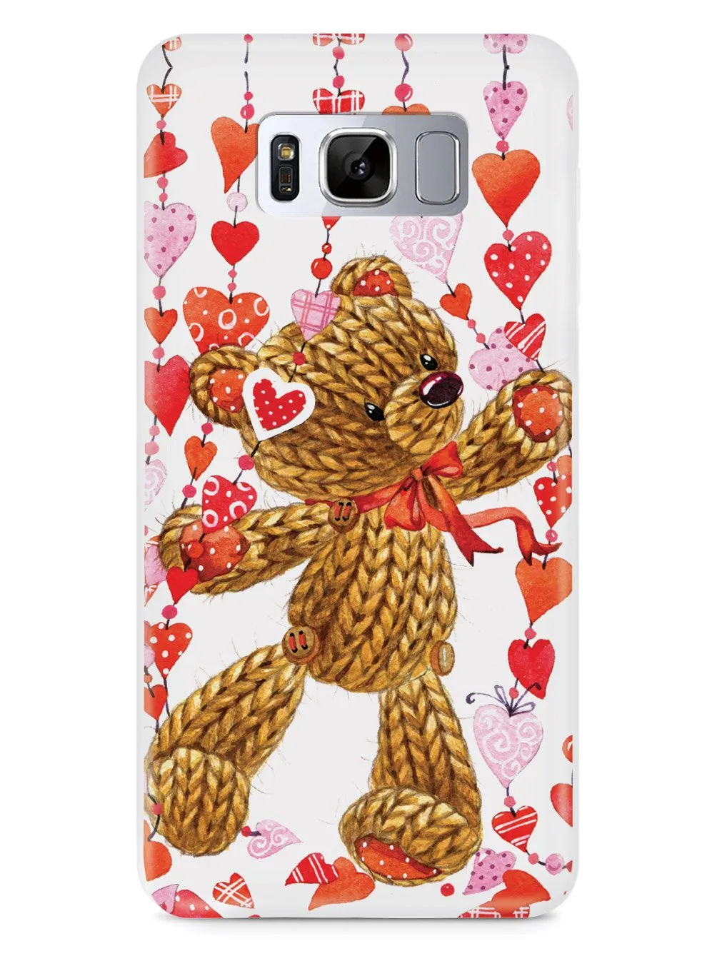 Valentine Teddy Bear Hearts Case