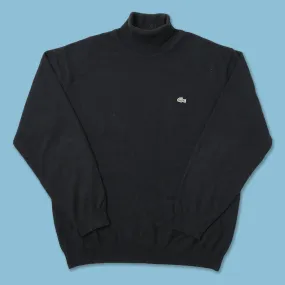 Vintage Lacoste Turtleneck Wool Sweater Medium / Large