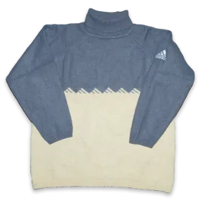 Vintage Women's adidas Turtleneck Knit Sweater XLarge