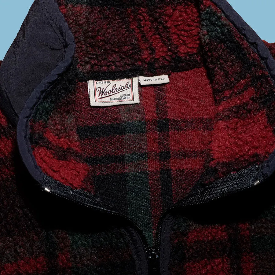 Vintage Woolrich Fleece Jacket Medium