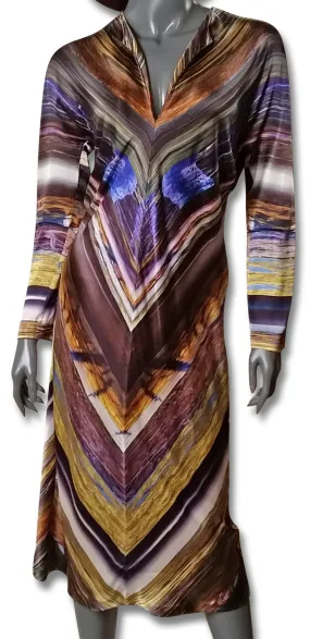 Zero Maria Cornejo Agate Silk Dress